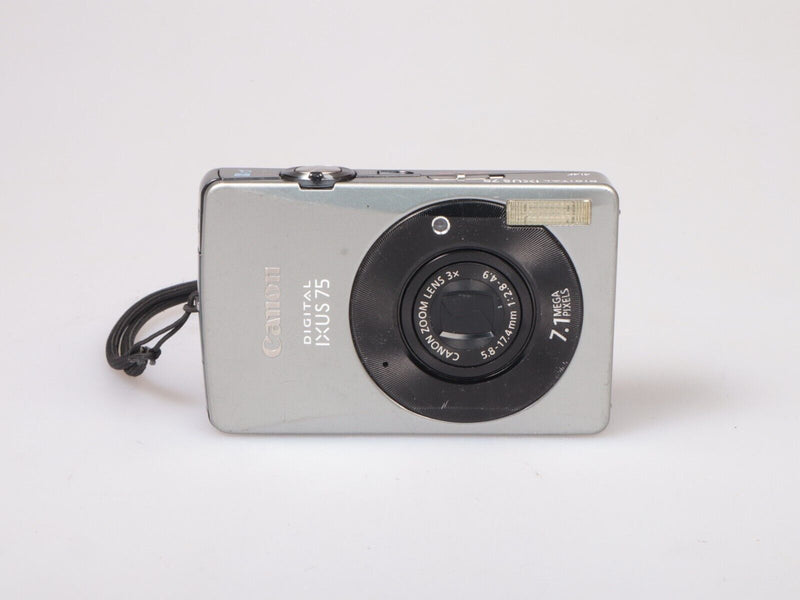 Canon PowerShot Digital IXUS 75 | Digital Camera | Silver | TESTED AND WORKING