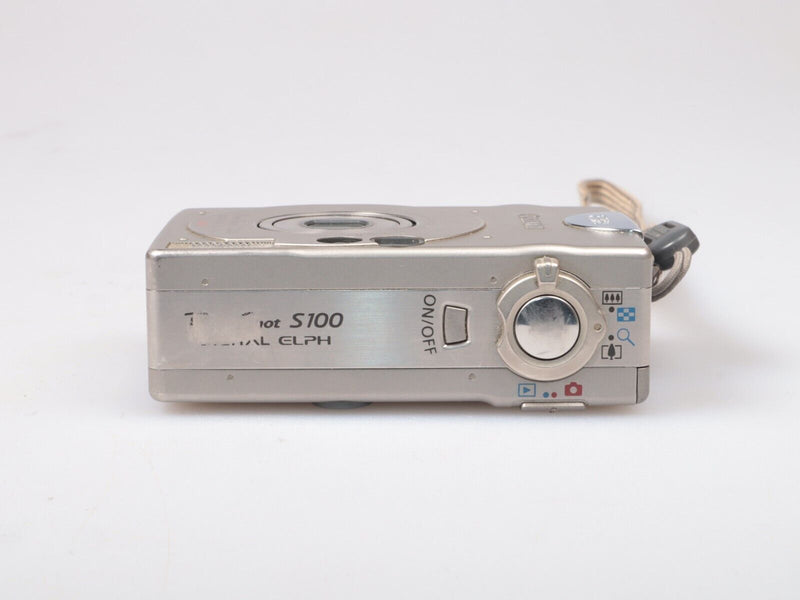 Canon PowerShot S100 2 MP Digital ELPH Camera | 2x Optical Zoom | Silver