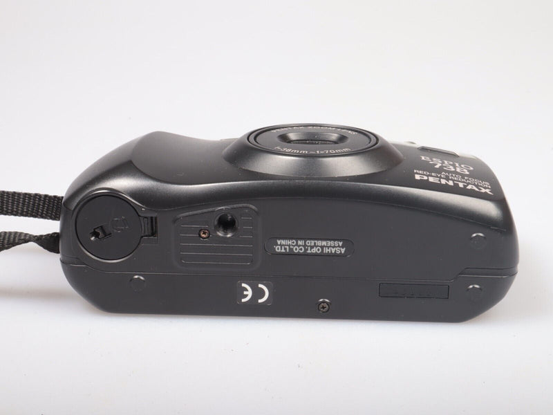 Pentax Espio 738 | IQZoom EZY | 38-70mm Zoom Lens | Original leather bag | Black