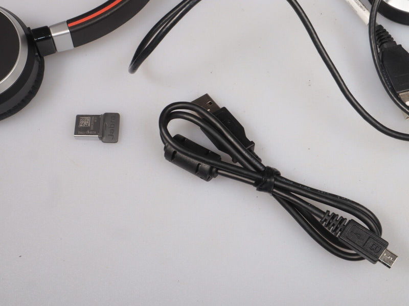 Jabra Evolve 65 | Wireless Stereo MS HD Audio PC Headset-USB-Adapter