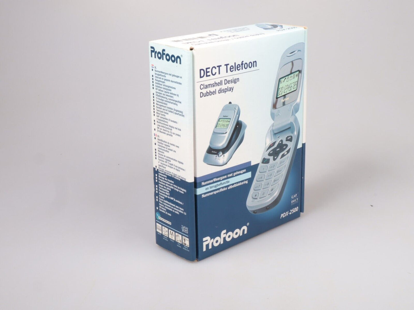 Profoon PDX-2500 | Teléfono inalámbrico DECT | Contestador automático | En caja