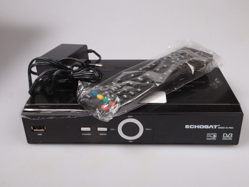 ECHOSAT 20900 | DVB-S2 Receiver | LAN, USB PVR ready | Black