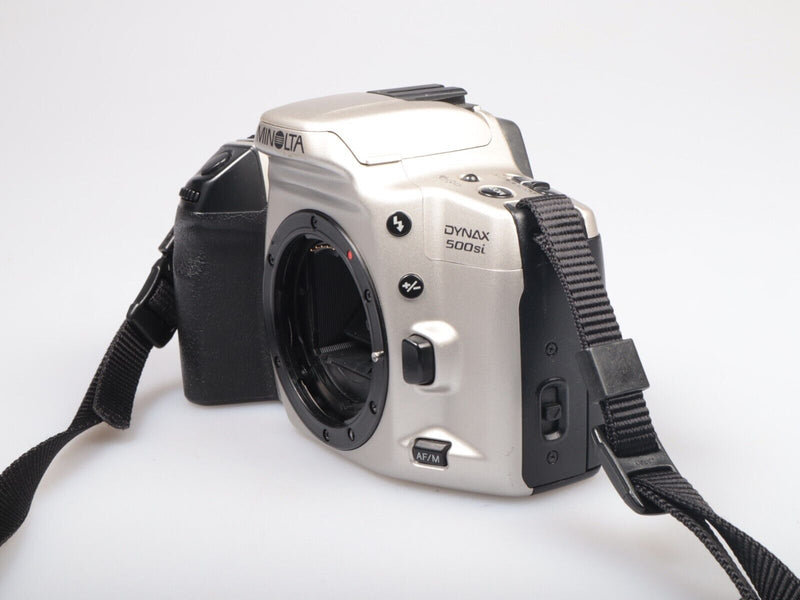 Minolta Dynax 500si | 35mm Analoge SLR film camera | Body only | Silver