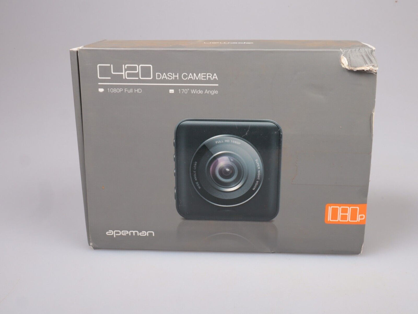 APEMAN C420 | Dash Cam 1080p FULL HD | 170° WIDE ANGLE 2.0"TFT-LCD Screen | NEW