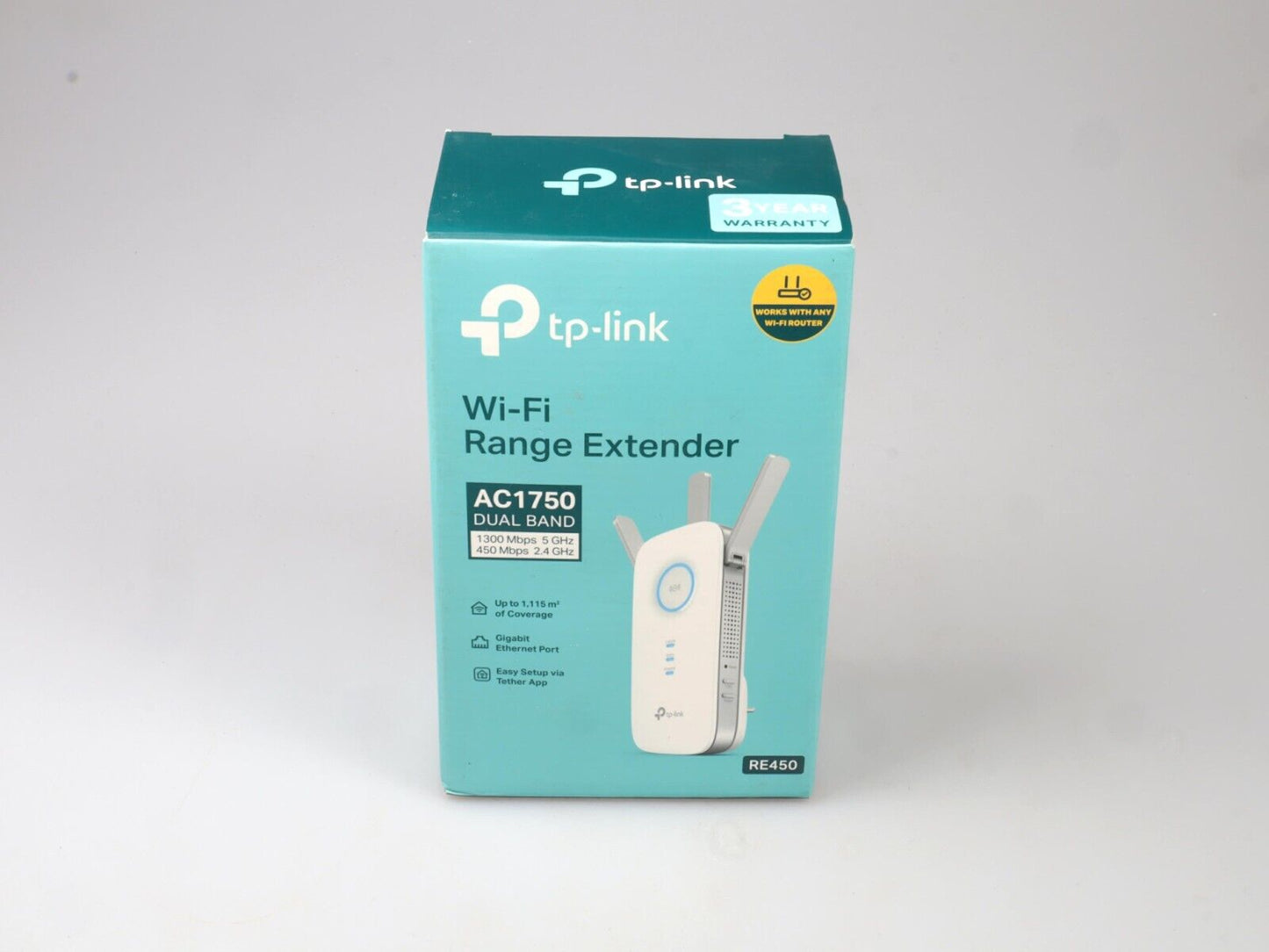 TP-Link RE450 AC1750 Wi-Fi Range Extender Breitband-Booster/Hotspot