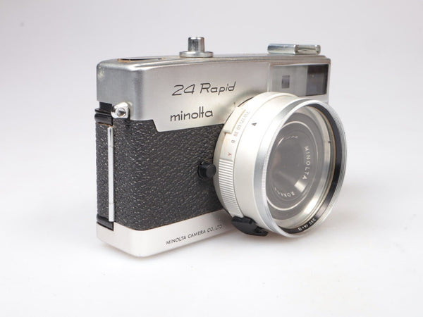 Minolta 24 Rapid | 35mm Rangefinder Camera | 32mm f/2.8 Rokkor Lens