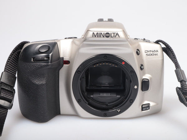 Minolta Dynax 500si | 35mm Analoge SLR film camera | Body only | Silver
