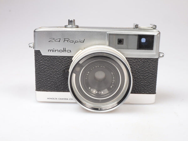 Minolta 24 Rapid | 35mm Rangefinder Camera | 32mm f/2.8 Rokkor Lens