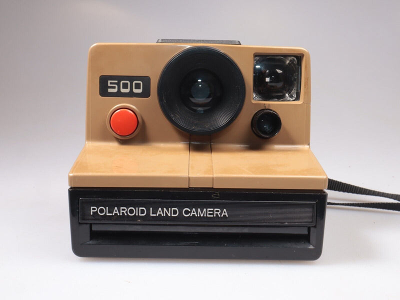 Polaroid 500 Land Camera | Instant Film Camera | SX-70 Film | Brown
