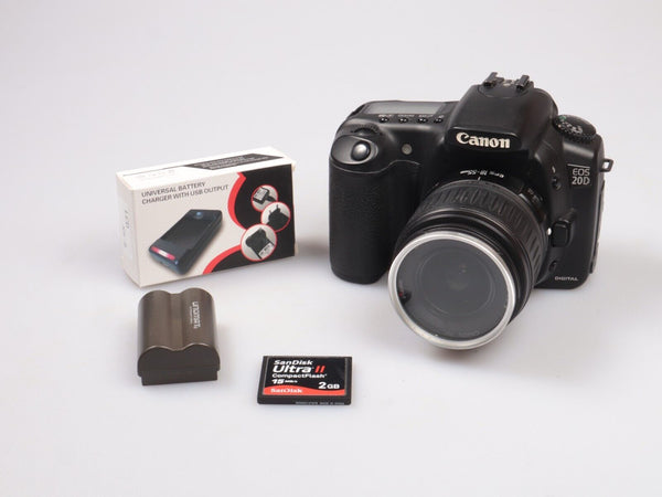 Canon EOS 20D | DSLR camera | 8.2mp | 18-55mm Lens | Black