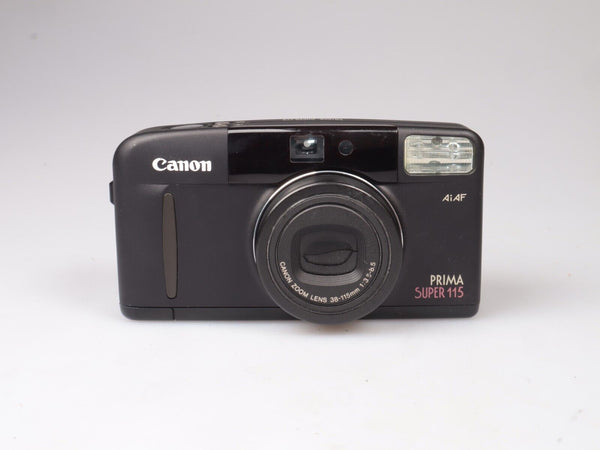 Canon Prima Super 115 | 35mm Point and shoot Film Camera | Black