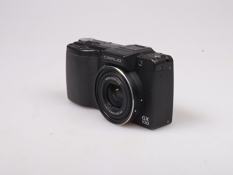 RICOH Caplio GX100 VF KIT | 5.1-15.3mm | HA-2 Hood & Adapter | batteries | Black