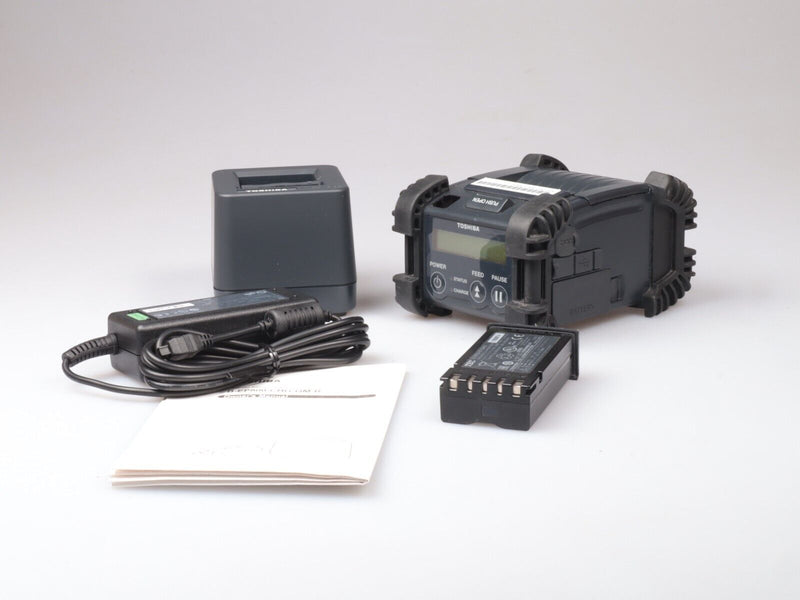 Toshiba Portable Printer B-EP2DL-GH40-QM-R | 2 X Battery & 1 Charger